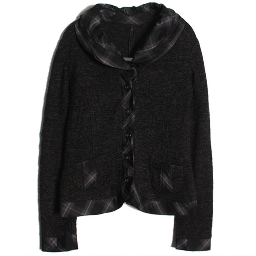 shawl-collar cardigan