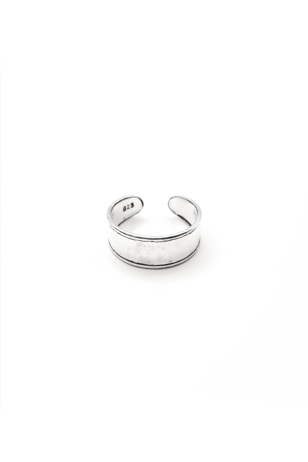 (925S) vintage matte pinky ring