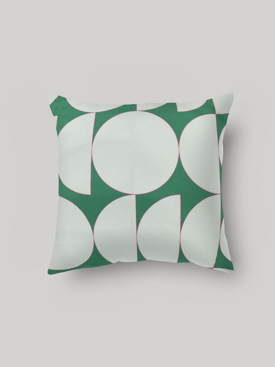 쿠션커버 MOONY MOONIE GREEN 50x50