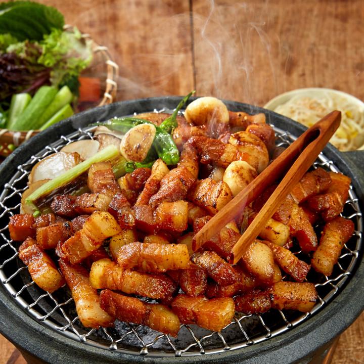 렌지쿠캣 직화 양념 삼겹살 140g