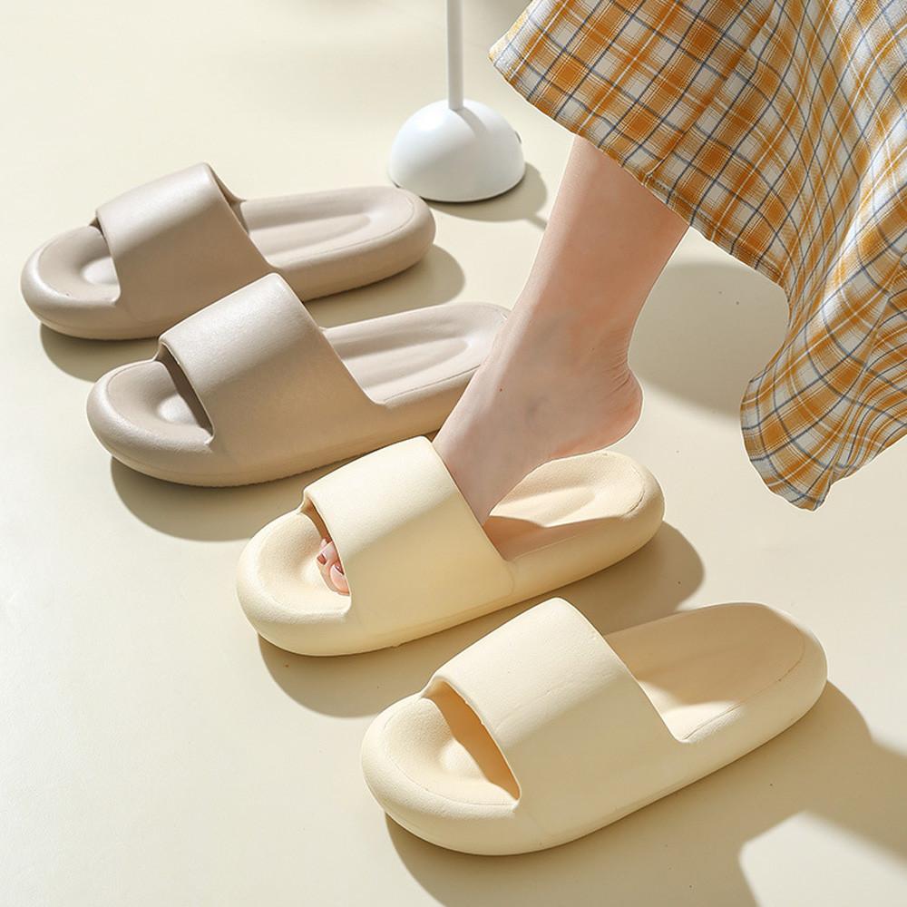 더두꺼워진 마카롱 슬리퍼 거실화 층간소음 EVA 거실 실내화 실내슬리퍼