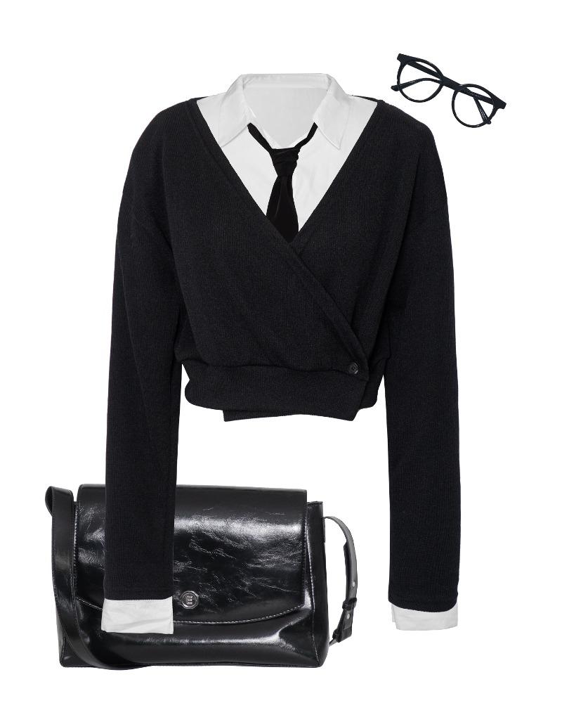 cross cardigan