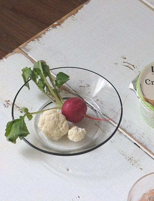 [OUR] Black-Rim mini deep plate