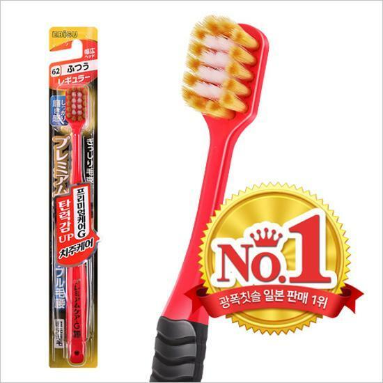 에비스 프리미엄케어 G 치주관리 칫솔 탄력모 (색상랜덤)