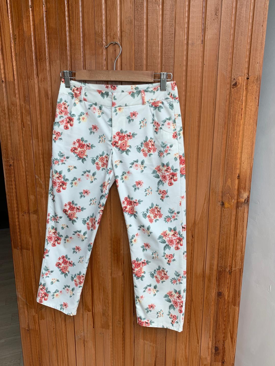 Floral Capri Pants