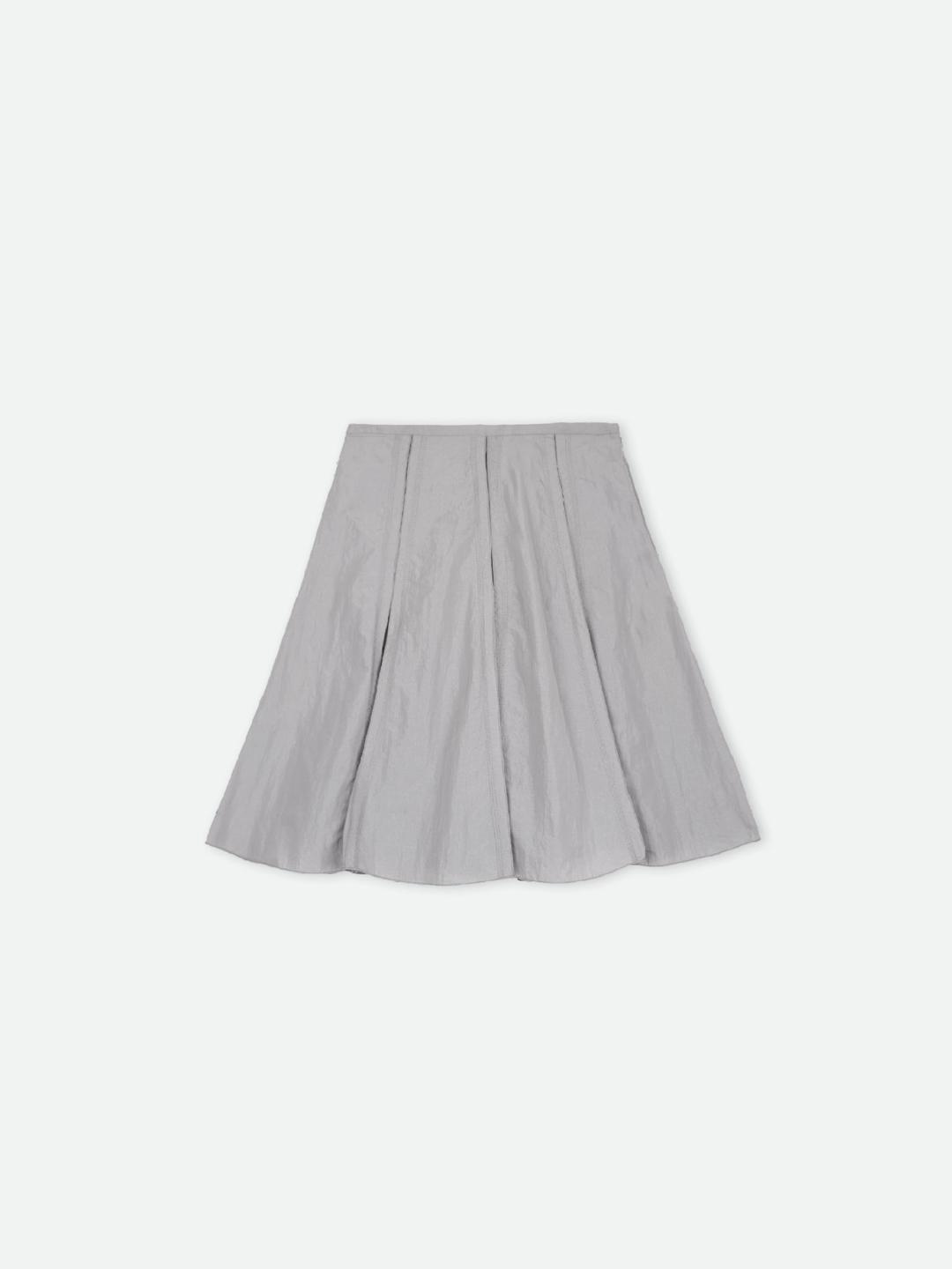IPOMOEA MIDI SKIRT LIGHT GRAY