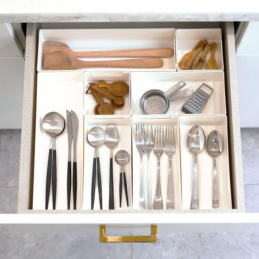 1+1 펜트리수납함 서랍정리함 칸막이 정리함 화장대정리 트레이 책상수납 소