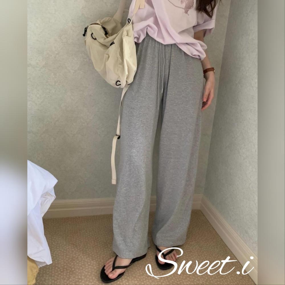 [당일] Pyt 프리티영띵 소프트 밴딩 팬츠 무릎나옴 X 와이드 프영띵