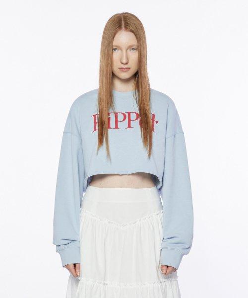 Pippet Crop Sweatshirt (sky blue)