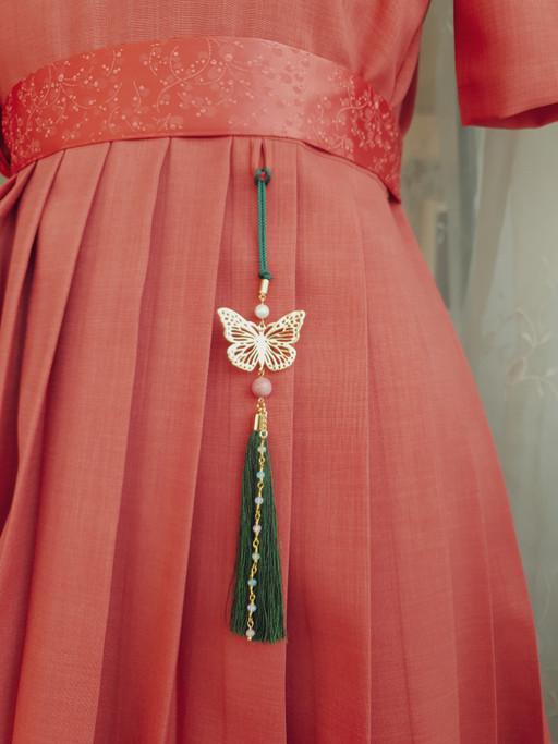 겹날개 나비 노리개