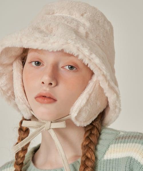 밍크 버킷햇 [Ivory]