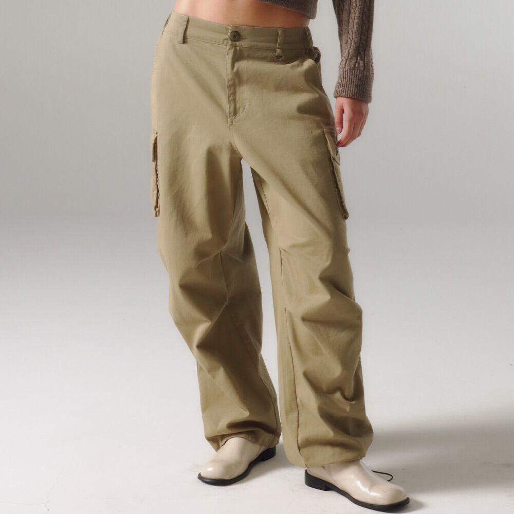 BIG POCKET CARGO PANTS BEIGE