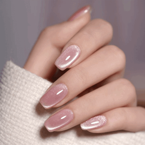 글로우 핑크 네일팁