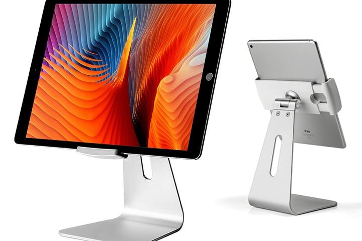 EACT-100 프리미엄 알루미늄 각도조절 아이패드 프로 갤럭시탭 태블릿 PC 거치대