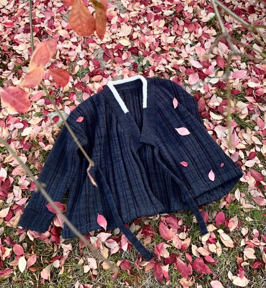 두루마기 가디건 도안 Durumagi Cardigan 니트 가디건 한복 도안