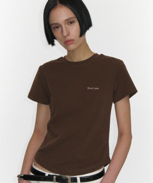 Curve Line Essential Top - Brown