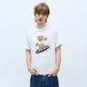 SURFING DOODLE BEAR TEE white