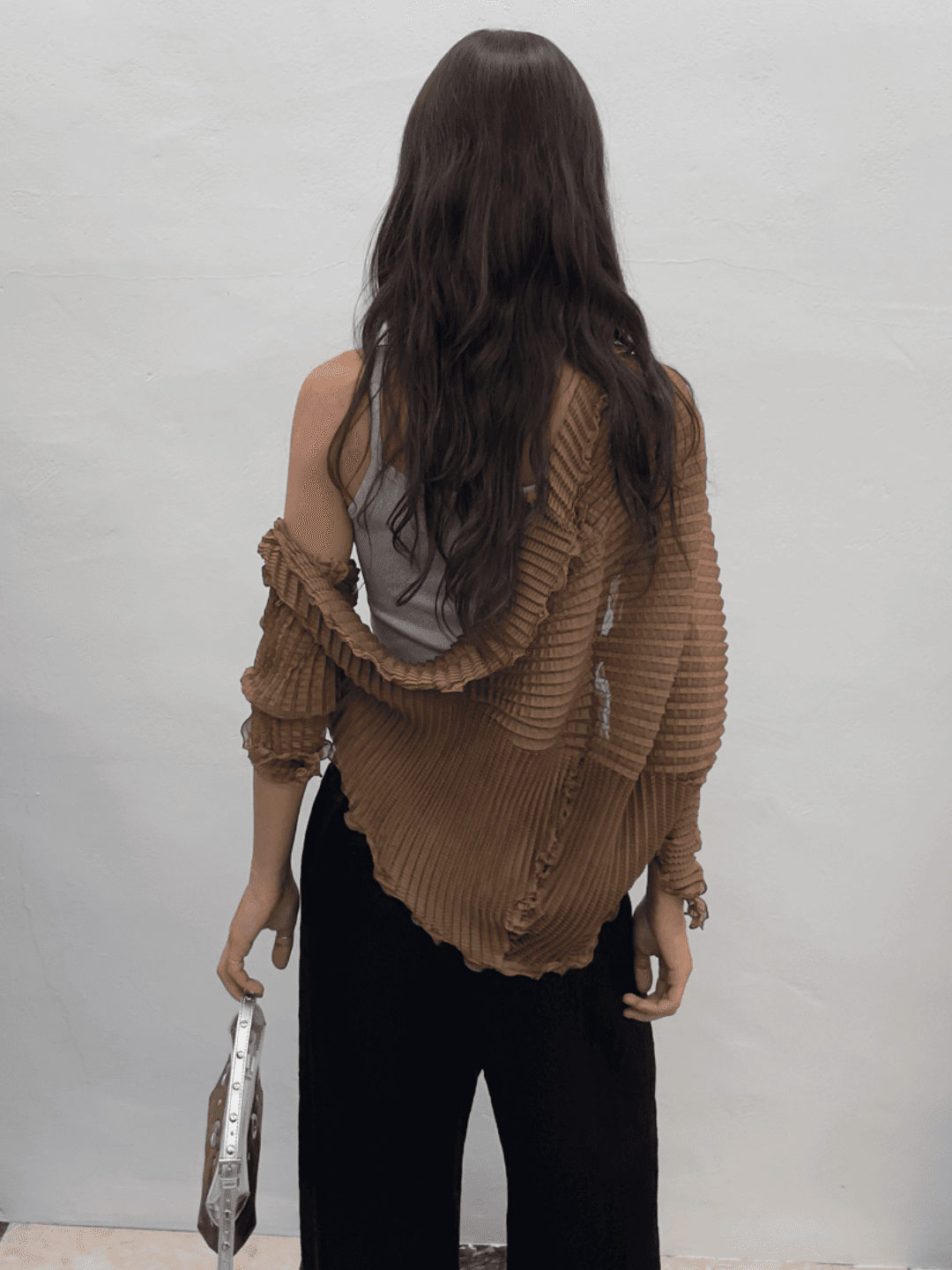 Pleats bolero