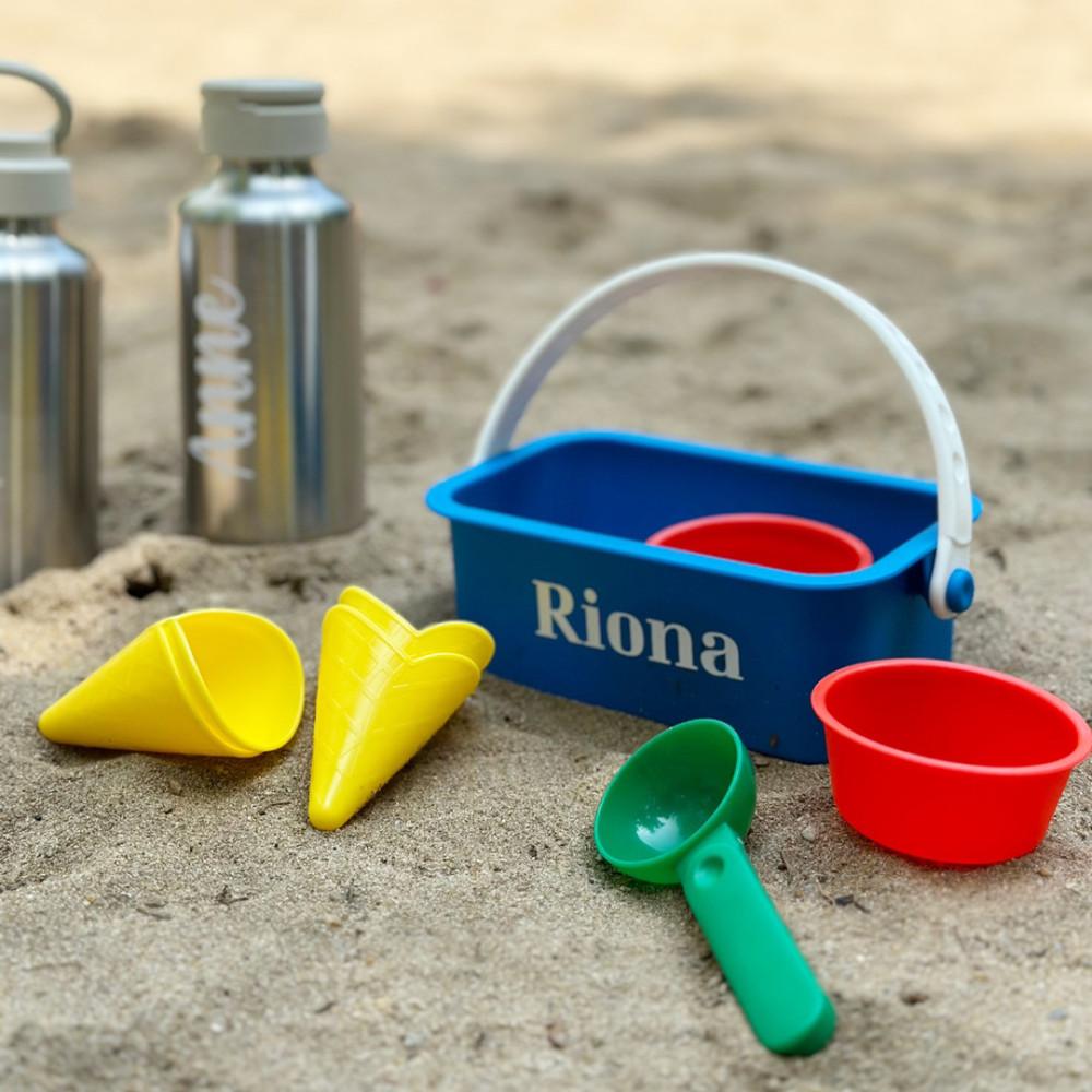 이케아 모래놀이 분필 장난감 구디백 유니콘 파우치 답례품 이니셜 어린이집 영어 유치원 생일선물