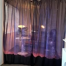 모노니크 쉬폰 패브릭 포스터 특대형+집게링10p