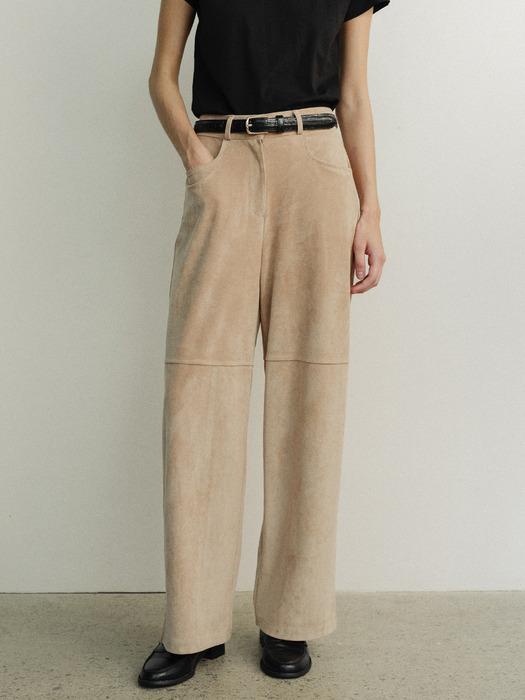 Andy Suede Pants (Beige)