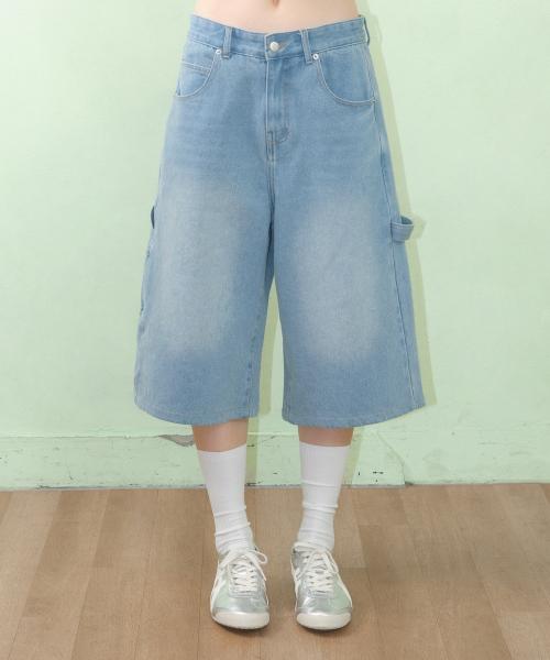 DENIM CARPENTER PANTS LIGHT BLUE