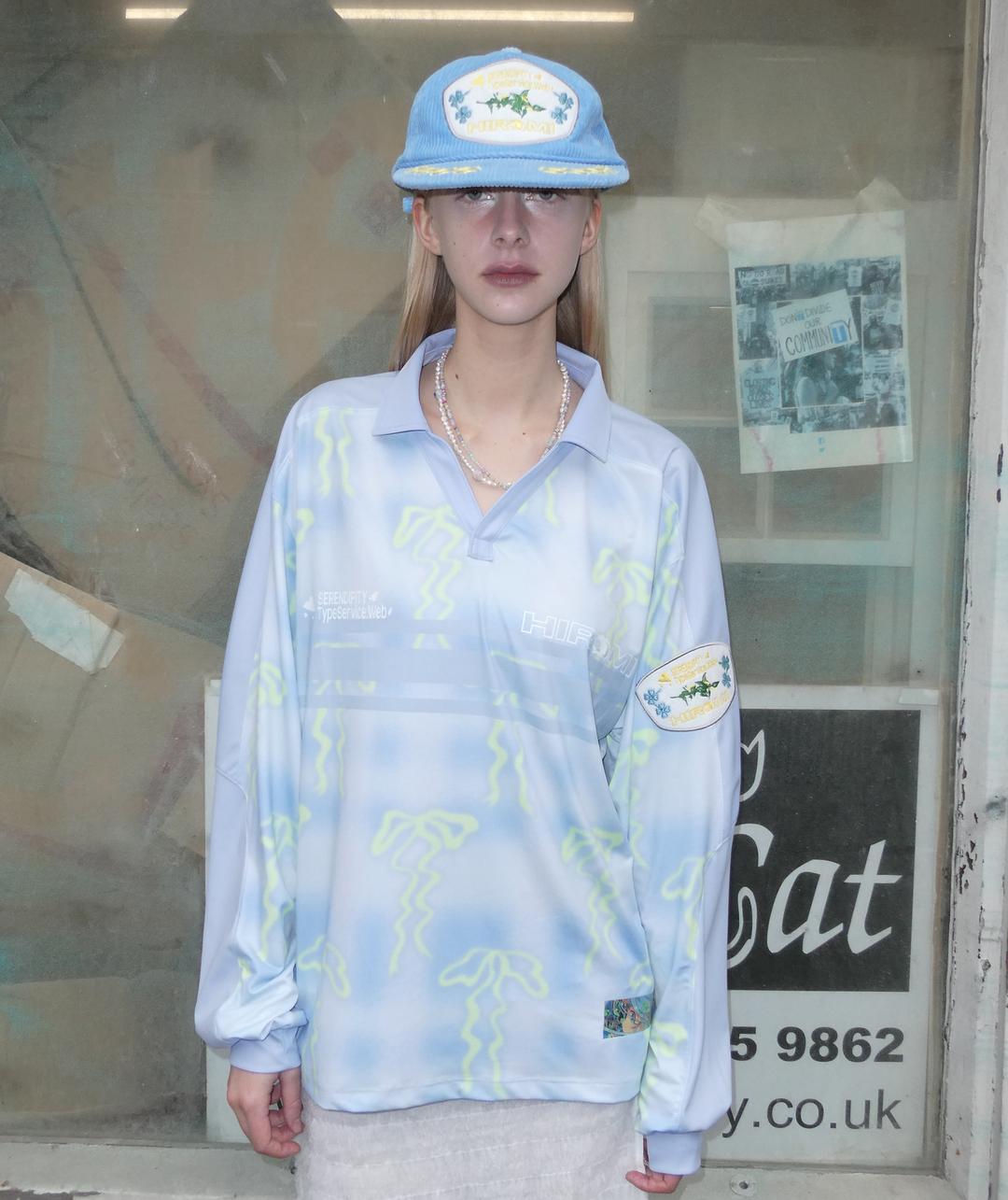 HIROMI X TSW Collar Top [Sky Blue]