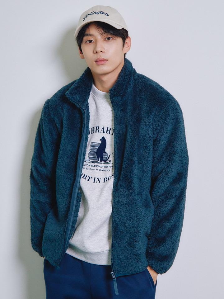 POLHAM 공용) 플러피 하이넥 집업| 굿 셀렉션, 굿 서비스 굿웨어몰