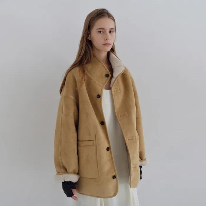 [6th 예약배송/1월 6일] Reversible Mustang Half Coat