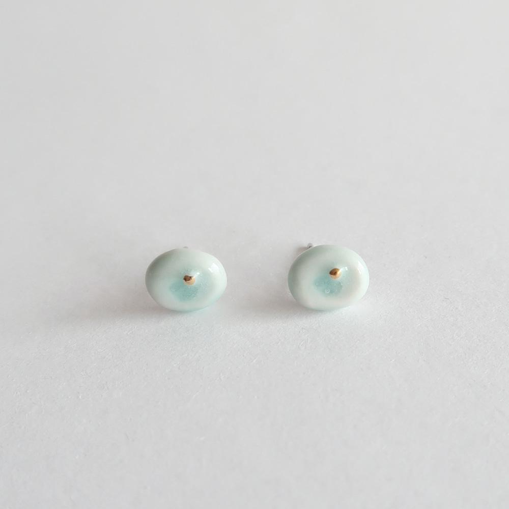 Morning dew earring [emerald]