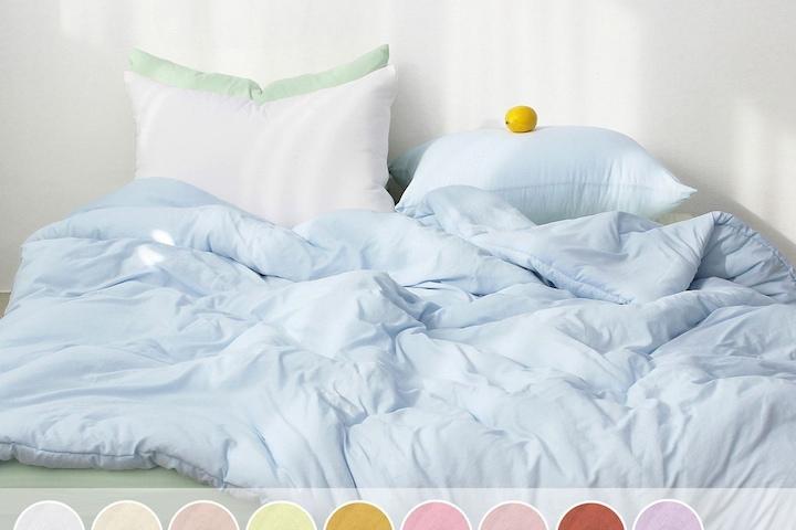 [오늘의딜] NEW 컬러! 부드러운 아멜리 알러지케어 워싱 옥수수솜 무봉제 차렵이불세트