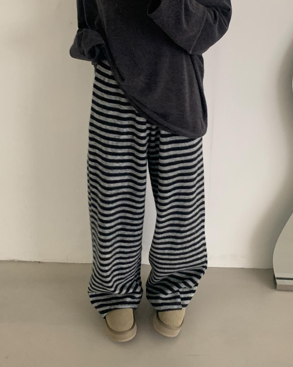 윈터 스트라이프 밴딩 팬츠(2c)