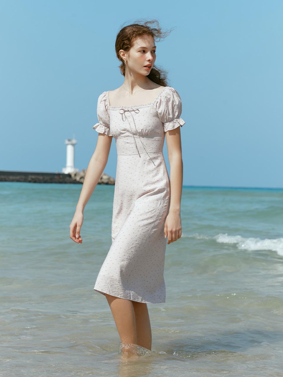 [5/30 예약배송] MELANIA puff sleeve dress_lavender