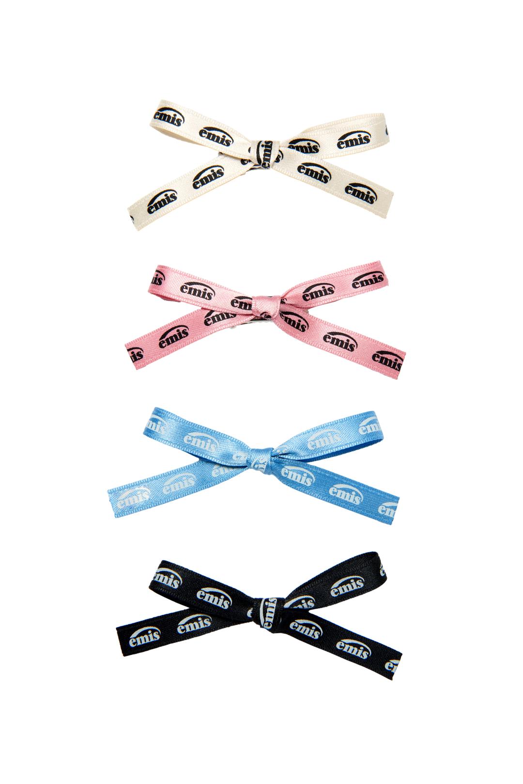 NEW LOGO RIBBON HAIR CLIP