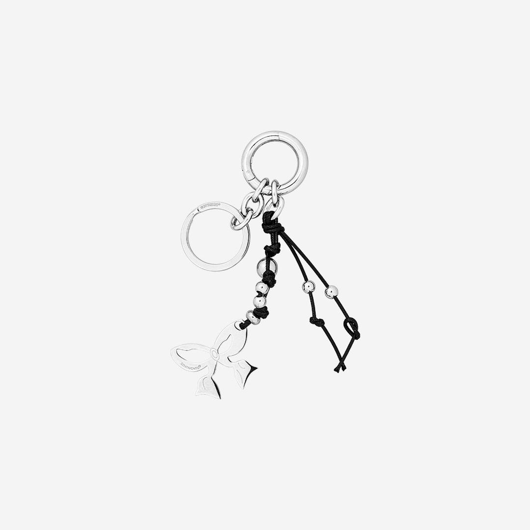Sentiments No.422 Key Ring Silver