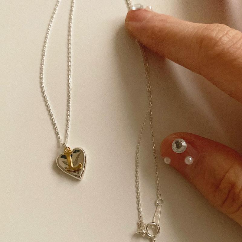[아몬즈 단독] your necklace 이니셜 목걸이