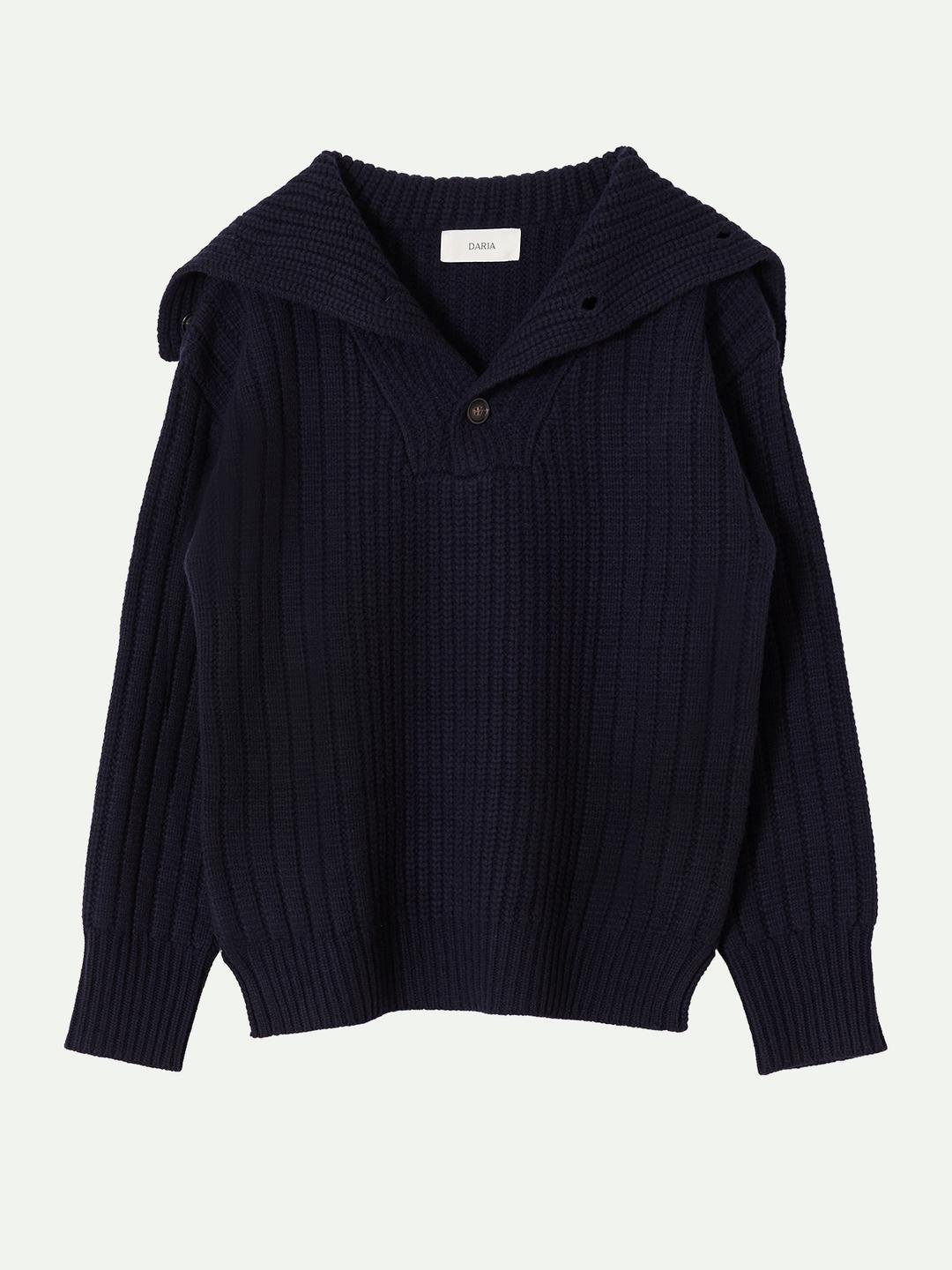 Classic Button Neck Sweater
