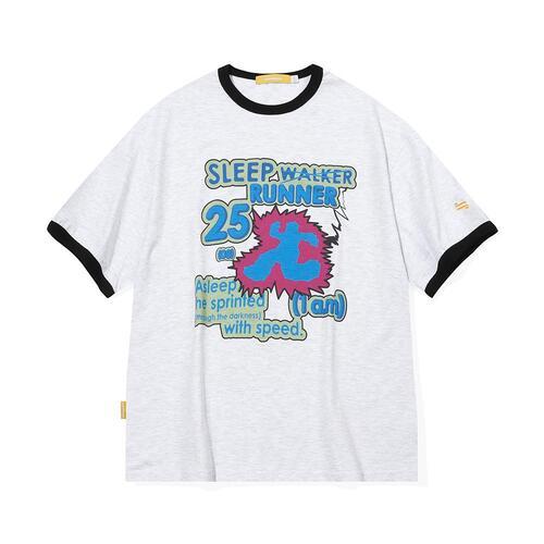 Sleep Runner T-shirt(CLOUD GRAY)