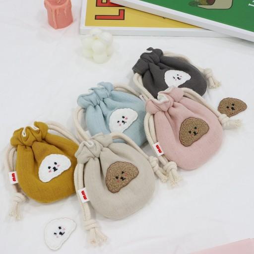 💙8월할인💙 5중 거즈 푸들 에어팟 파우치 (5c)