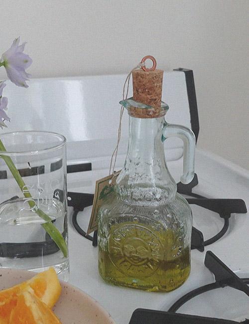 Green Oil Bottle