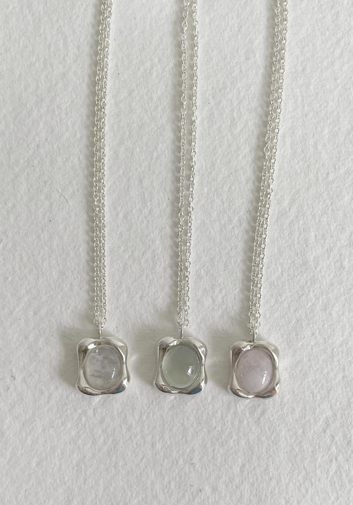 jenny gemstone necklace (3 colors)