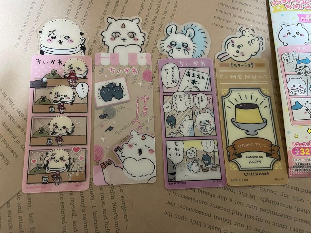 ちいかわ ブックマークコレクション Vol1〜3  ラッコ モモンガ うさぎ　あのこ