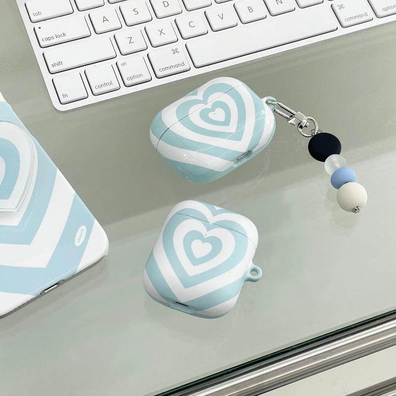 앱스트랫) HEART BEAM (MINT) 에어팟/프로 케이스