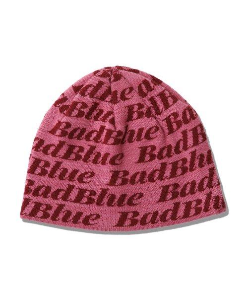 Pattern Beanie Pink