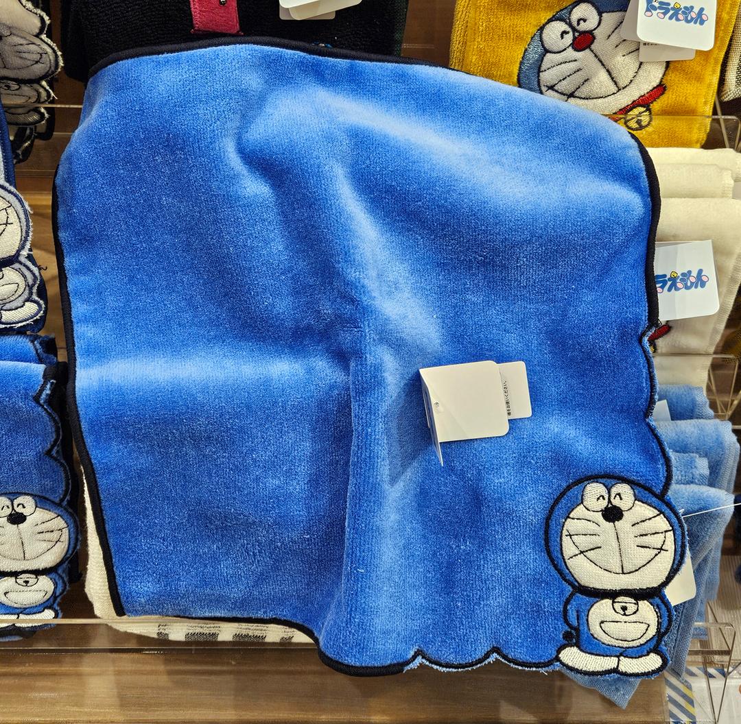 도라에몽 2025FW 캐릭터 자수 타월 손수건
