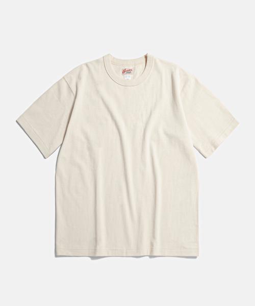 Tompkins Loopwheeled Tubular Tee Apricot