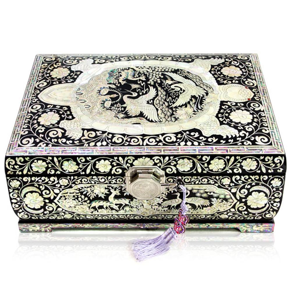 나전 십장생(거북)내부옻칠 서류함&사주함 외국인선물 교수님선물