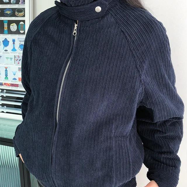 highneck corduroy jumper