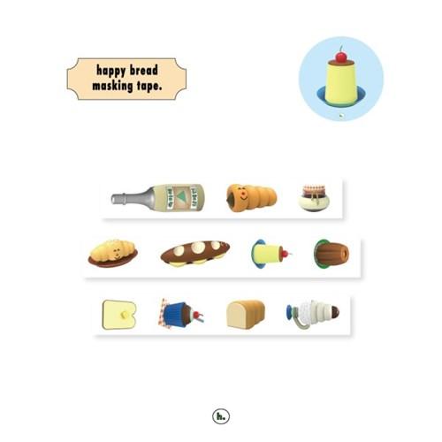 [핸드인글러브] 빵 마스킹 테이프