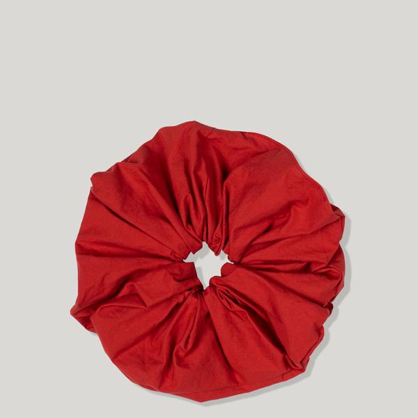 Romantic Cotton Scrunchie [Red]